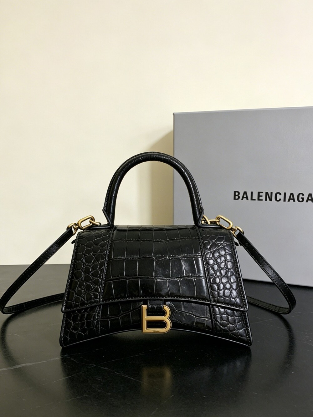 Balenciaga Hourglass Small Top Handle Bag